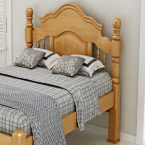 Cama Casal Milão de Madeira Maciça 140cm
