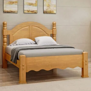 Cama Queen Luca de Madeira Maciça 160cm