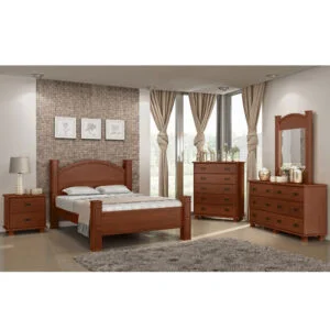 Cama Queen Verona de Madeira Maciça 160cm