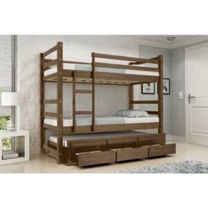 Treliche Ferrara de Madeira Maciça 3 Gavetas