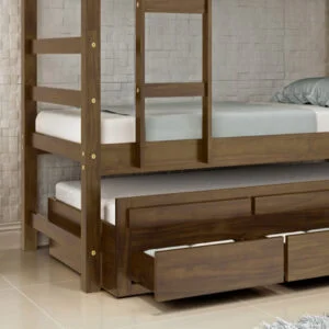 Treliche Ferrara de Madeira Maciça 3 Gavetas