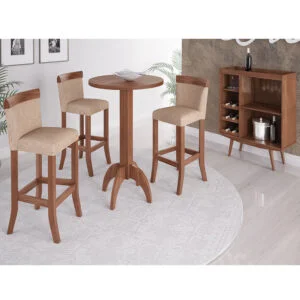 Cristaleira Bar Europa Madeira Maciça