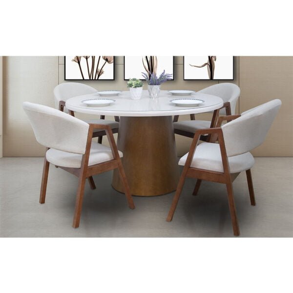 Mesa de Jantar Barcelona Madeira Maciça