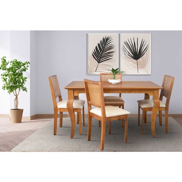 Mesa de Jantar Canadá Madeira Maciça