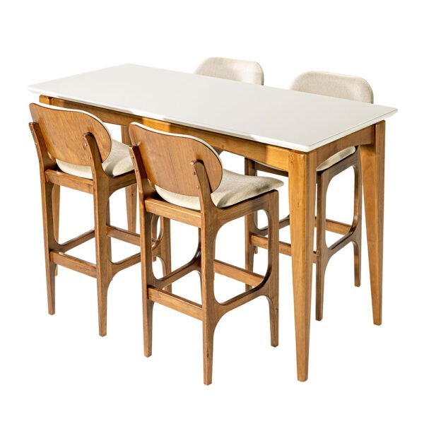 Mesa Bistrô Lisboa Madeira Maciça