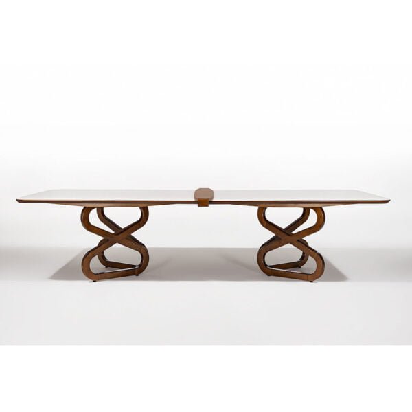 Mesa de Jantar Fenix Tampo Bipartido Madeira Maciça