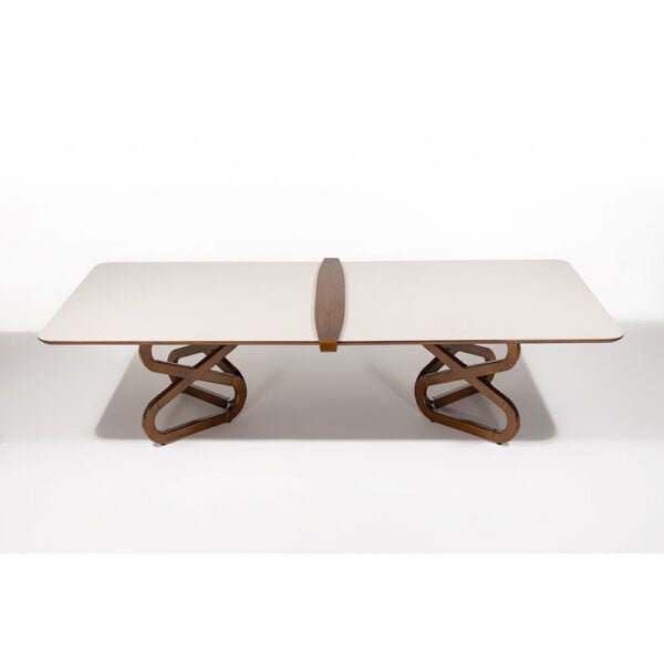 Mesa de Jantar Fenix Tampo Bipartido Madeira Maciça