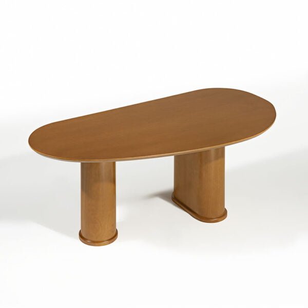 Mesa de Jantar Orgânica Bruxelas Madeira Maciça