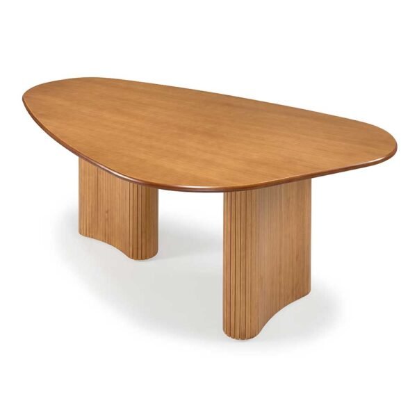 Mesa de Jantar Orgânica Aurora Madeira Maciça