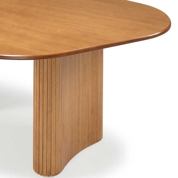 Mesa de Jantar Orgânica Aurora Madeira Maciça