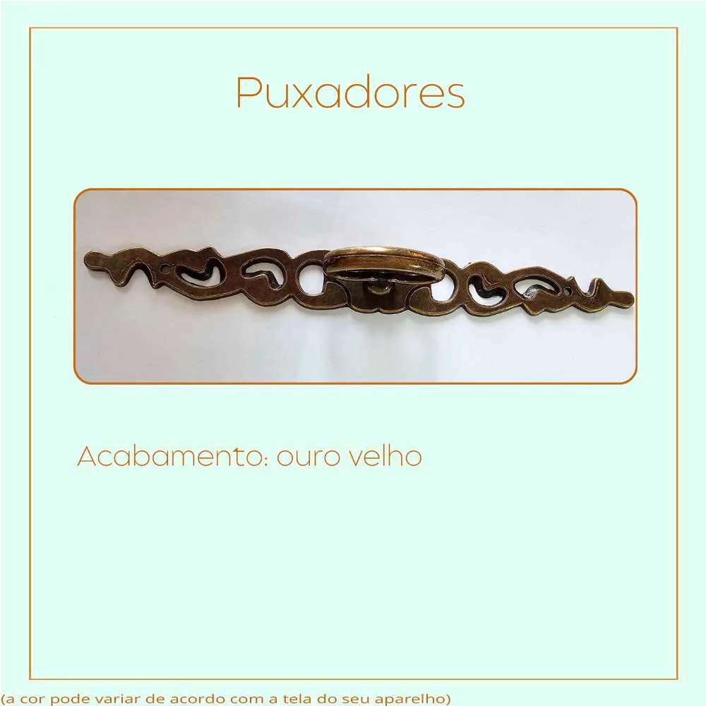 Cristaleira Londres 2 Portas Madeira Maciça 100cm - Imagem 4