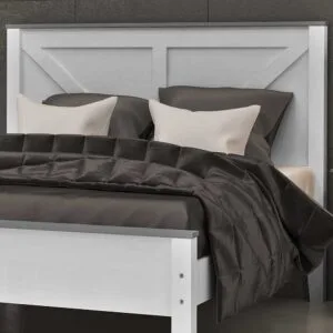 Cama Casal Vicenza de Madeira Maciça 140cm