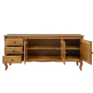 Balcão Flórida 3 Gavetas Madeira Maciça