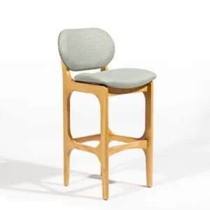 Banqueta Decor (2 Unidades) Madeira Maciça