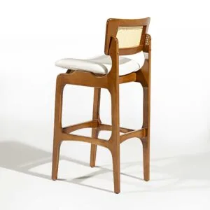 Banqueta Fenix com Tela (2 Unidades) Madeira Maciça