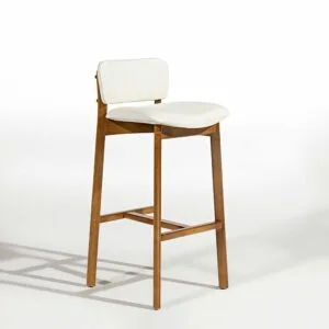 Banqueta Frame (2 Unidades) Madeira Maciça