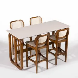 Bistrô Orgânico Irlanda de Madeira Maciça