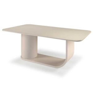 Mesa de Jantar Serena Madeira Maciça (Cone Liso)