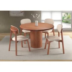 Mesa de Jantar Tulipa Madeira Maciça