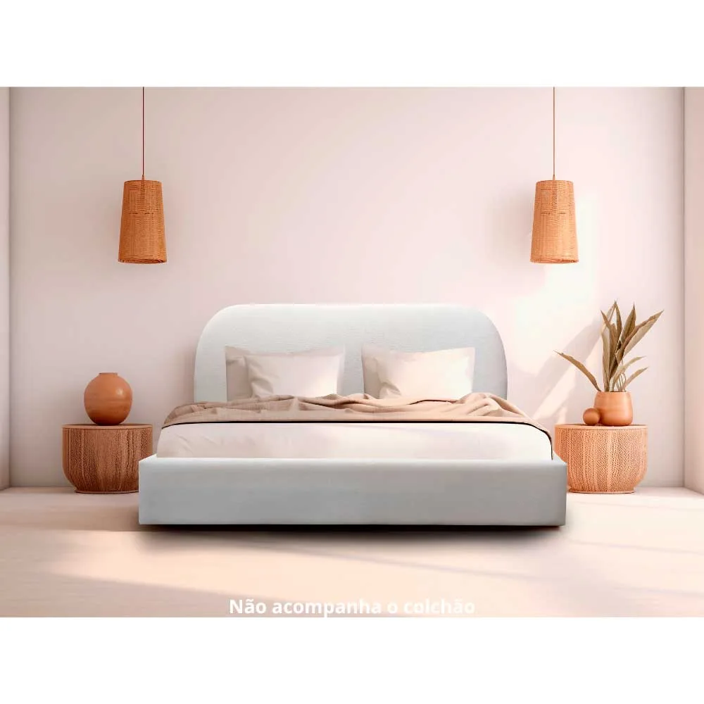 Cama Casal Estofada Dora - Imagem 3