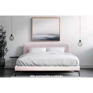 Cama King Estofada Texas