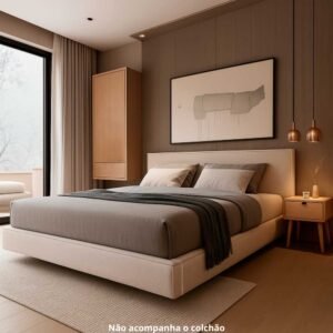 Cama Casal Estofada Yara