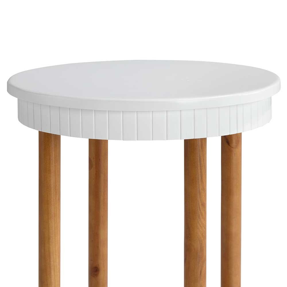Mesa Lateral Aurora de Madeira Maciça 50cm - Imagem 2