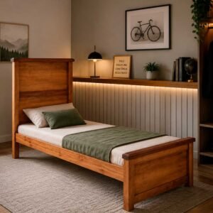 Cama Solteiro Olivia de Madeira Maciça