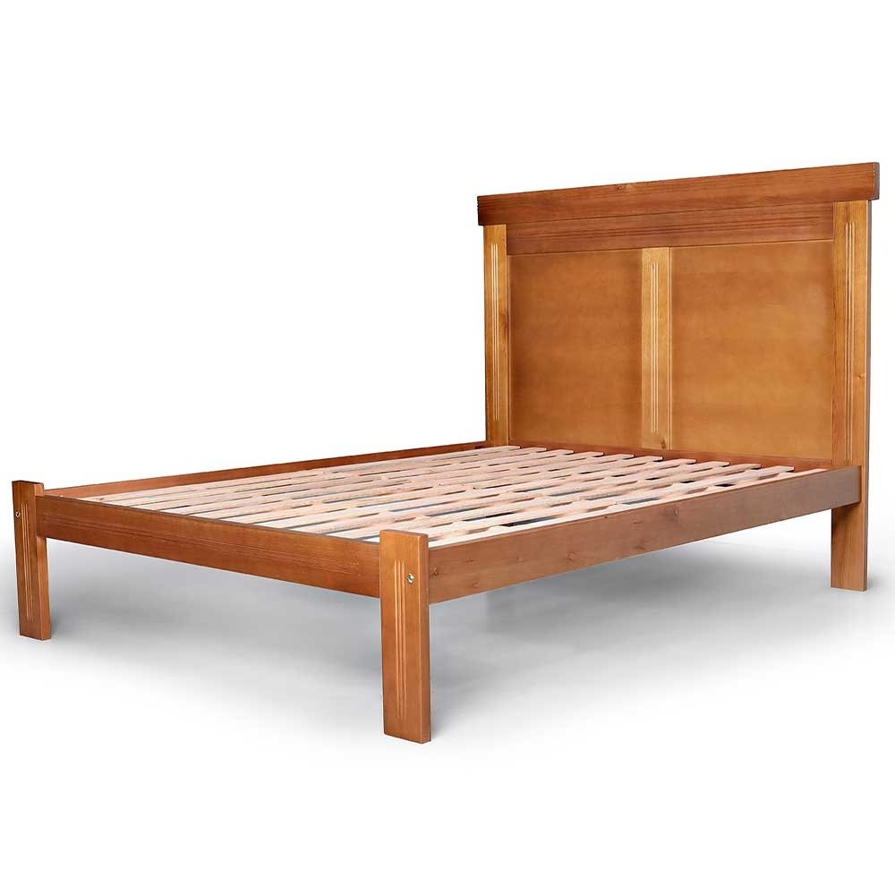 Cama Casal Stella 140 cm de Madeira Maciça