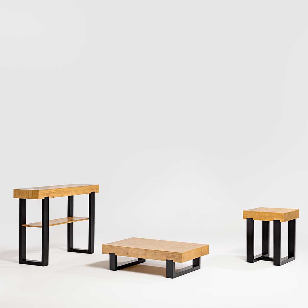 Mesa de Centro Ecowood de Madeira Maciça