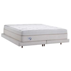 Cama Box com Colchão Aura de Molas Ensacadas e Látex