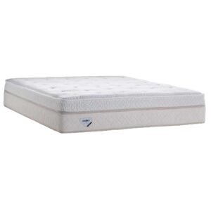 Colchão Ecoflex Aura Volare com molas ensacadas PZ3, látex 7 zonas e 40 cm de altura